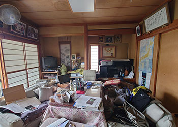 遺品整理前のお部屋