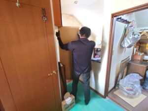 遺品整理の様子